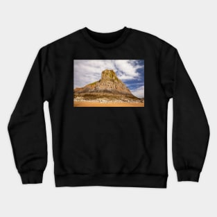 Great Tor at Tor Bay on Gower Crewneck Sweatshirt